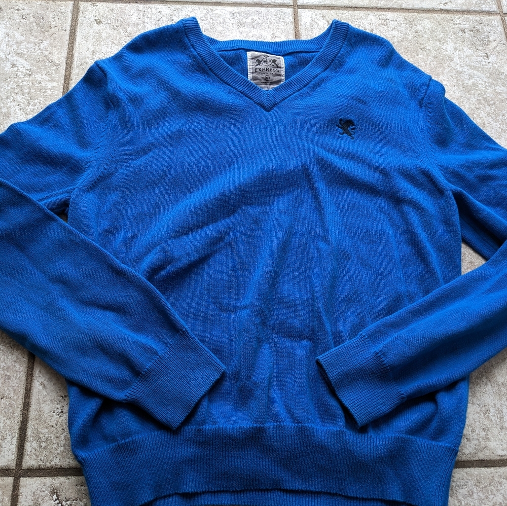 Express Blue Sweater for Men. Size M.